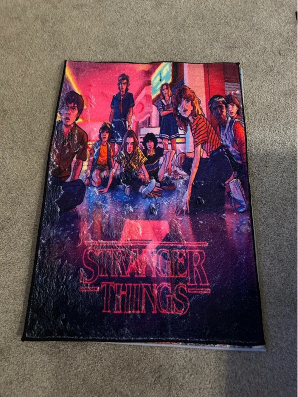 Stranger Things Show tufted rug 22”x32”